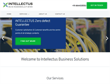 Tablet Screenshot of intellectussolutions.com